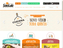 Tablet Screenshot of mercadinhossaoluiz.com.br